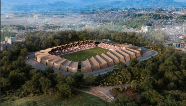 新奇！J3球队福岛联计划建造世界首个全木质运动场   ​​​