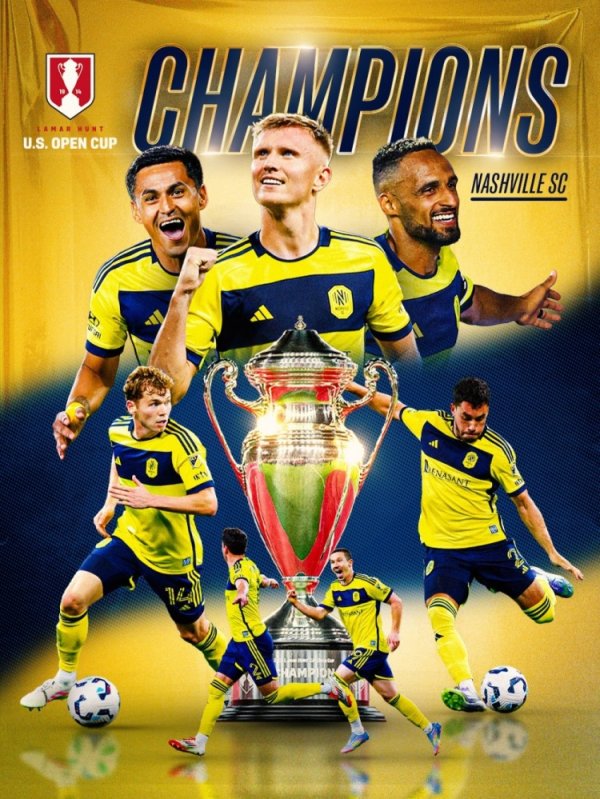 队史首冠!纳什维尔2-1击败奥斯汀FC,夺得美国透明 杯第一名 队史首冠!纳什维尔2-1击败奥斯汀FC,夺得美国透明 杯第一名